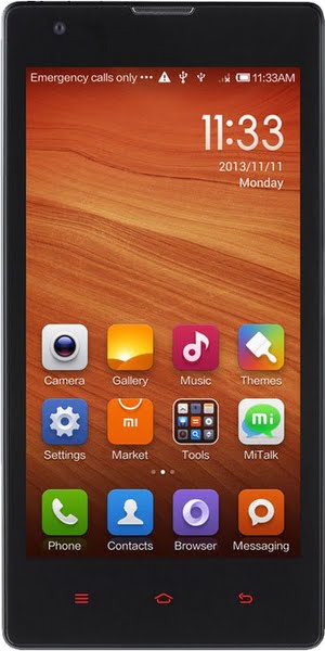 Xiaomi Redmi 1S Actual Size Image
