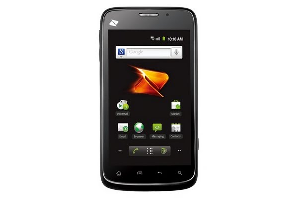 ZTE Warp Actual Size Image