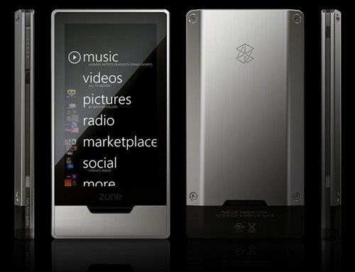 Zune HD (2) Actual Size Image